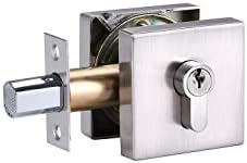 TOGU Square Contemporary Deadbolt Lock for Front Entry Doors