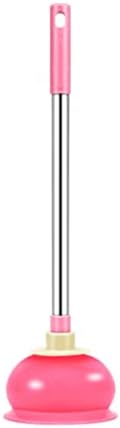 RHXWFDG Sink and Drain Plunger for Unblocking Strong Suction Stainless Steel Handle