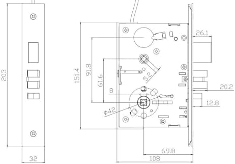 High-Duty Mortise Lock Handle Set for Doors