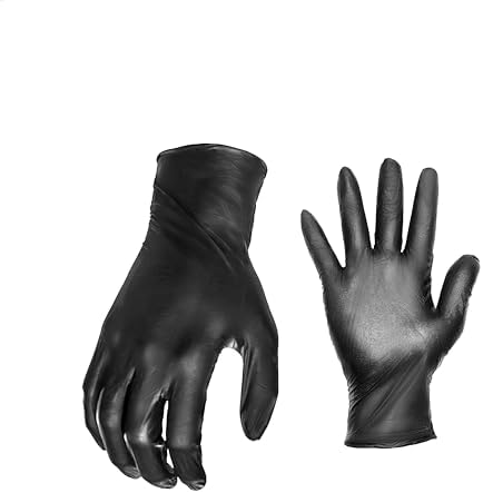 Grease Monkey Nitrile Gloves Latex-Free for Car Maintenance
