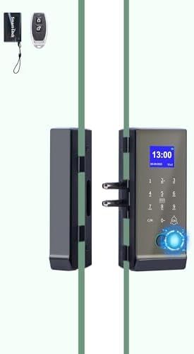 Secure Easy Glass Door Locks with Remote