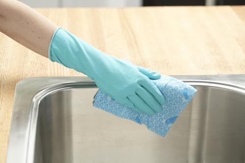 AmazonBasics Mr Clean Mens Cross Wave Non Slip Grip Gloves Large Pack