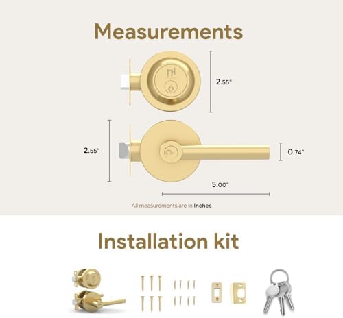 Ronn Door Handle Deadbolt Combo