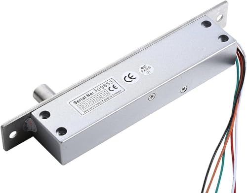 UHPPOTE Fail-Secure Deadbolt Lock for Narrow Doors 12VDC