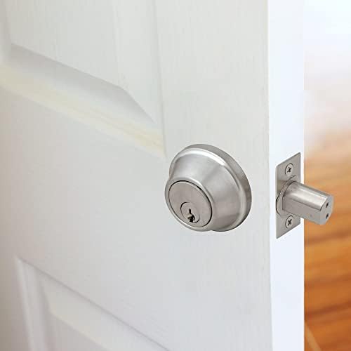 Design House Infinity 582247 Deadbolt Latch with 6-Way Compatibility