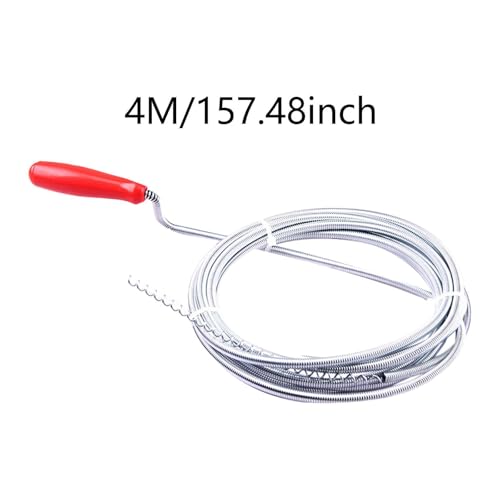 Reusable Steel Wire Drain Auger for Tough Clogs