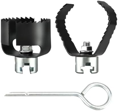 Dewal Accs Drain Auger Set for 4-8 Pipe Cleaning 3-Pack