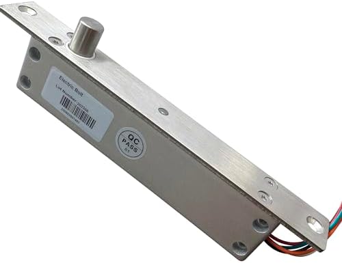 UHPPOTE Fail-Secure Deadbolt Lock for Narrow Doors 12VDC
