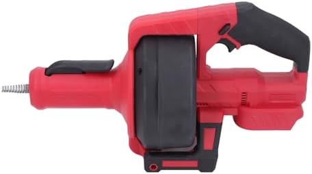 Electric Drain Auger Cordless with LED Light