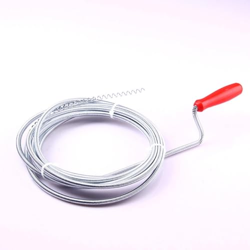 Reusable Steel Wire Drain Auger for Tough Clogs