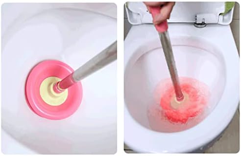 RHXWFDG Sink and Drain Plunger for Unblocking Strong Suction Stainless Steel Handle