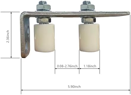 DORTIMATE L-Shape Bracket for Sliding Gates