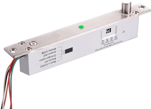 UHPPOTE Fail-Secure Deadbolt Lock for Narrow Doors 12VDC