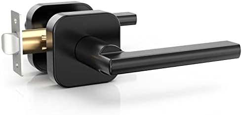 Heavy-Duty Front Door Lock Handle with Square Keyed Deadbolt