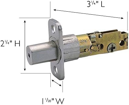 Secure Easyz Universal 6-Way Latch Satin Nickel
