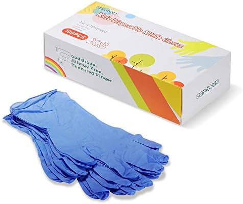 ZOMCHAIN Nitrile Gloves for Kids