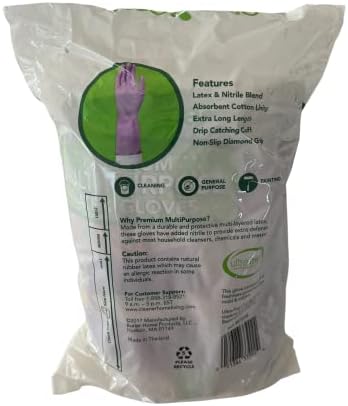 Clean Ones Premium Multi-Purpose Non-Slip Gloves 9 Count Medium