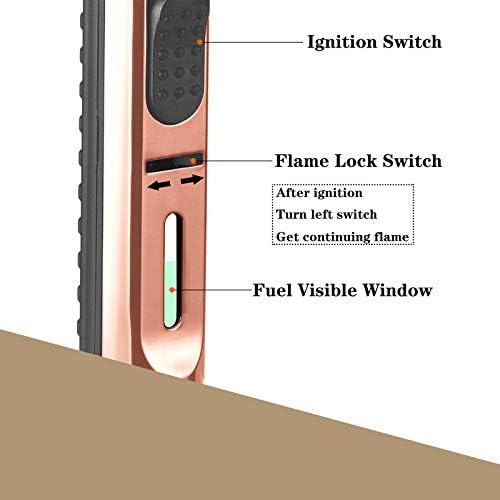 Adjustable Butane Lightweight with Visible Fuel Window for Camping Travel