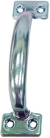 Zinc-Plated Steel Gate Pull 5-34 In