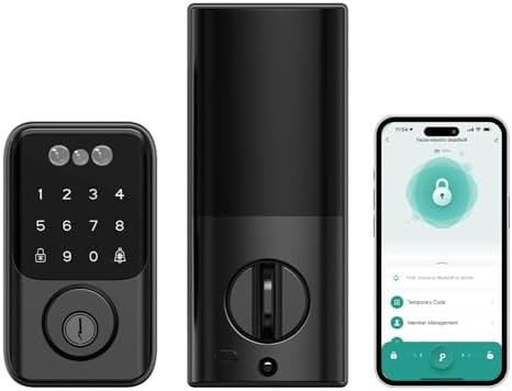 Jacchozhi 3D Face Recognition Smart Deadbolt Lock 1