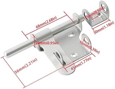 Easy to Install Durable Latch Bolt for Garden Sheds