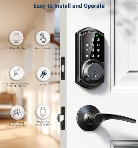 Veise Smart Deadbolt with App Control Easy to Use