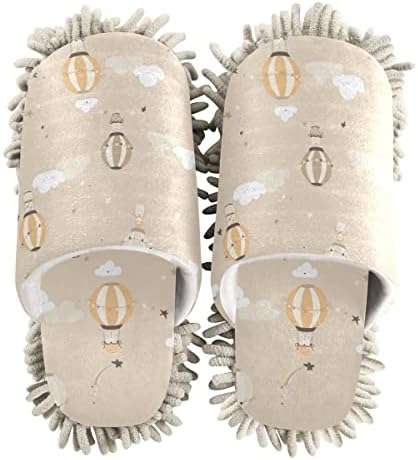 All-In-One Cleaning Slippers for Compact Mopping