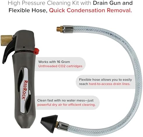 RedRock Gallo Drain Gun Flexible Hose Kit