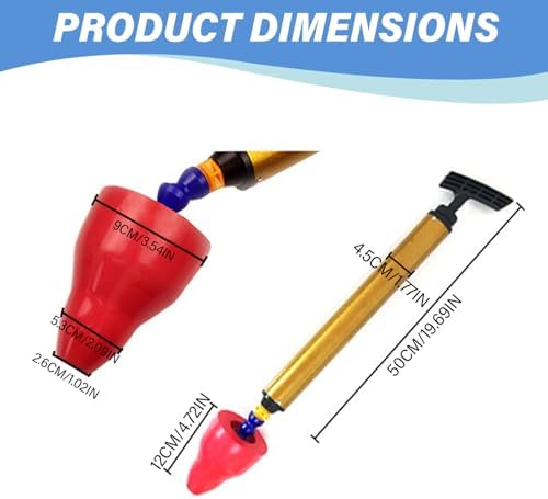High-Pressure Sink Plunger for Efficient Drain Cleaning