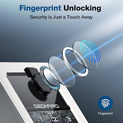 Fingerprint Deadbolt Smart Lock with 6-in-1 Unlock Options