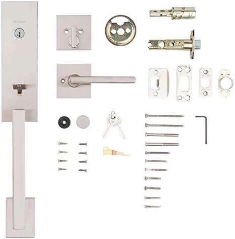 Kwikset Vancouver Handleset with SmartKey Deadbolt Set