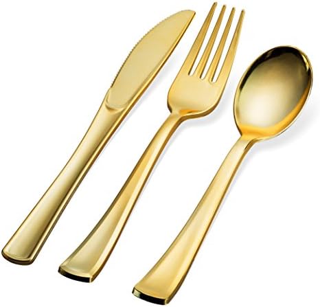 Tepco Settings 160-Piece Plastic Flatware Set