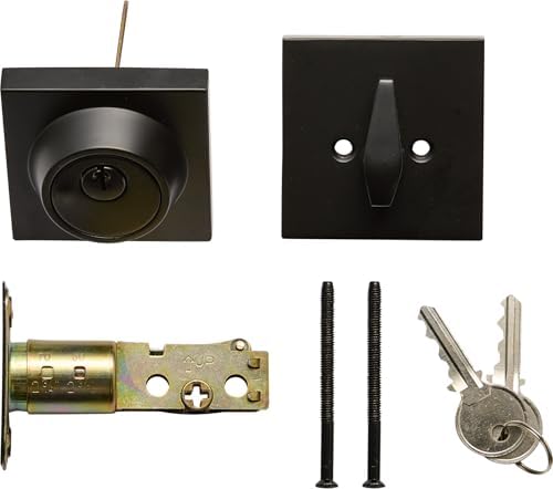 Berlin Modisch Sleek Series Deadbolt Lock - Iron Black Finish 1