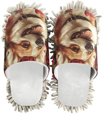 Burbuja Dog Roses Mop Slippers