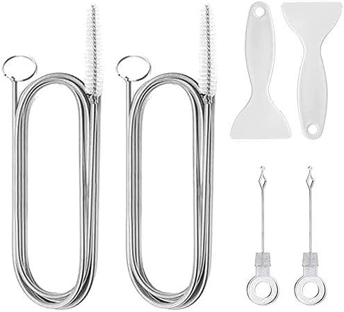 6-Piece Stainless Steel Refrigerator Drain Brush Set
