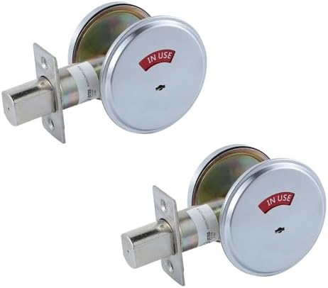 Heavy Duty Privacy Deadbolt Cylinder with Occupancy Indicator for Office Use