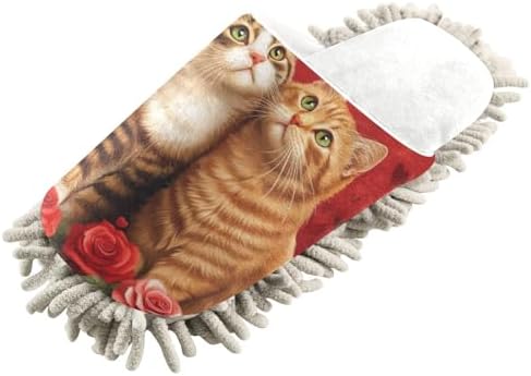 Burbuja Cats Roses Mop Slippers