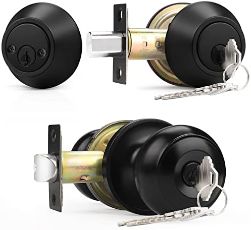 Probrico Door Knob Deadbolt Set