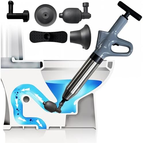 Eveco Toilet Plunger High-Pressure Pneumatic App