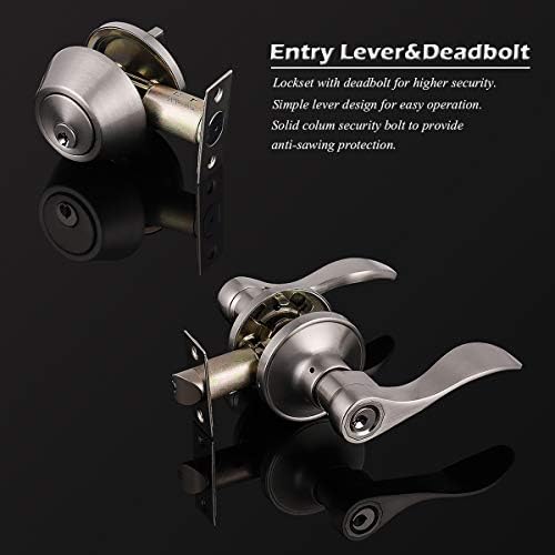 Front Door Lever Lockset