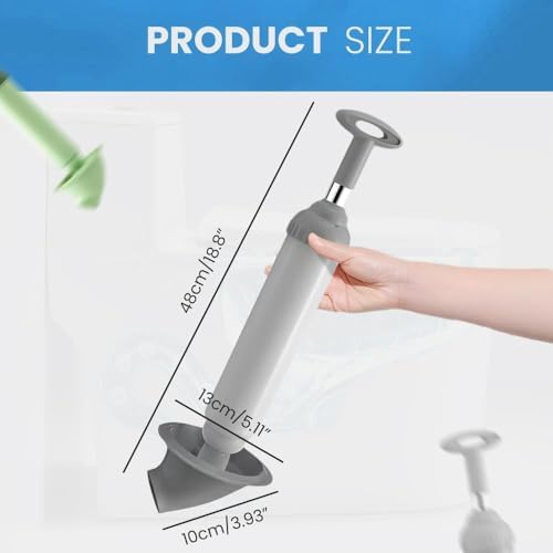 Fast-Acting 2025 Upgraded Toilet Plunger for Efficient Drain Cleaning Pink