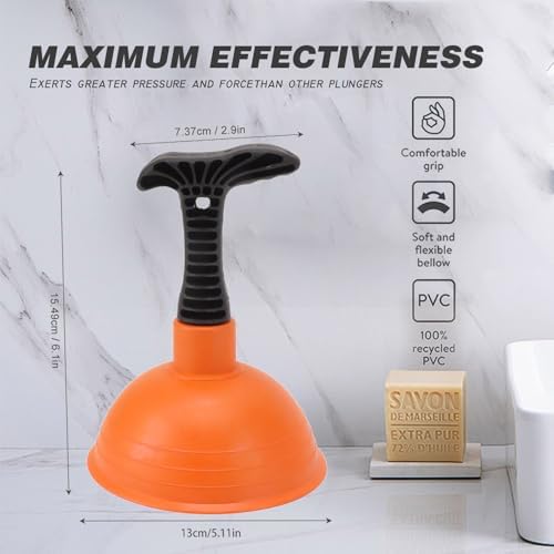 ERGONOMIC Mini Sink Plunger