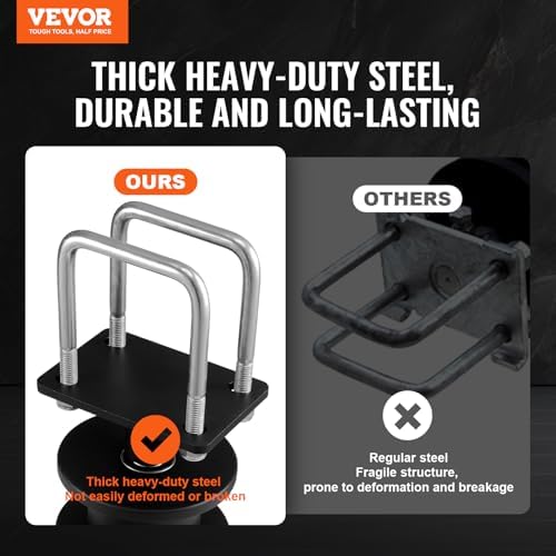 VEVOR Heavy Duty Sliding Gate Kit with 4 Track Wheels
