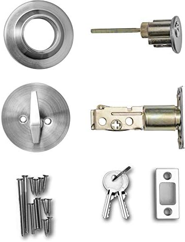 Sleek Front Door Deadbolt Lock Modern Lock for Security