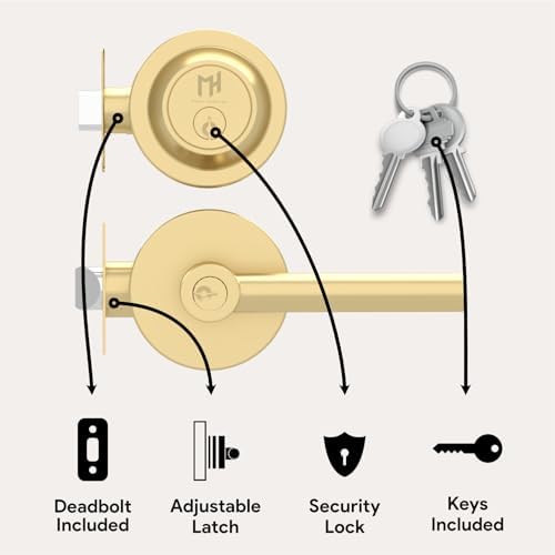 Ronn Door Handle Deadbolt Combo