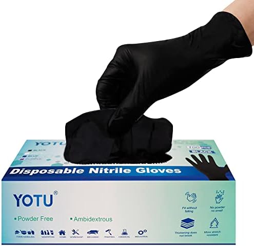 YOTU Nitrile Latex Gloves Powder Free X-Large Set