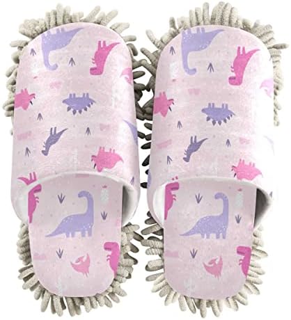 Dominiking Dinosaurs Mop House Slippers