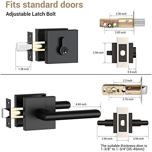 Exterior Door Deadbolt Set - Ohuhu