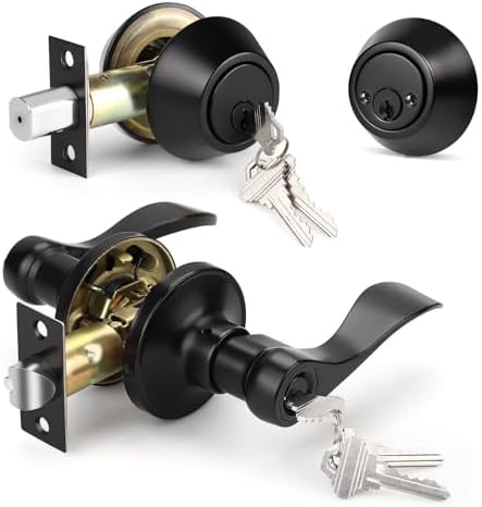 1-Pack Keyed Alike Front Door Handle Set