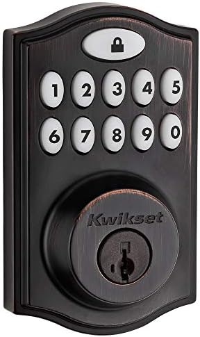 Kwikset SmartCode 9140-024 Smart Deadbolt Lock with SmartKey Z-Wave Plus